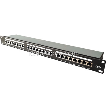 Panel patch 19&quot; 1U CAT5E STP 24 Port